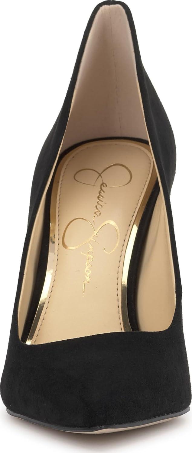 imageJessica Simpson Womens Cambredge Dress PumpBlack Supreme Microsuede