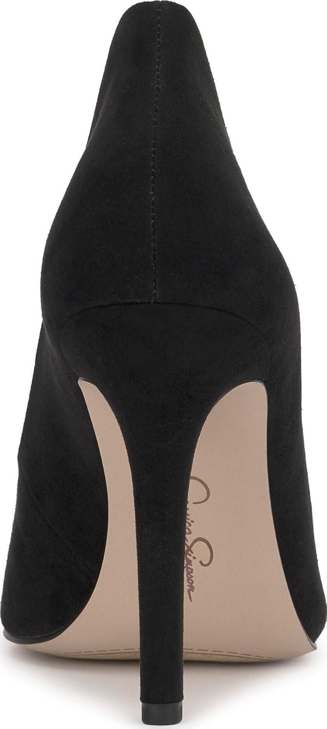 imageJessica Simpson Womens Cambredge Dress PumpBlack Supreme Microsuede