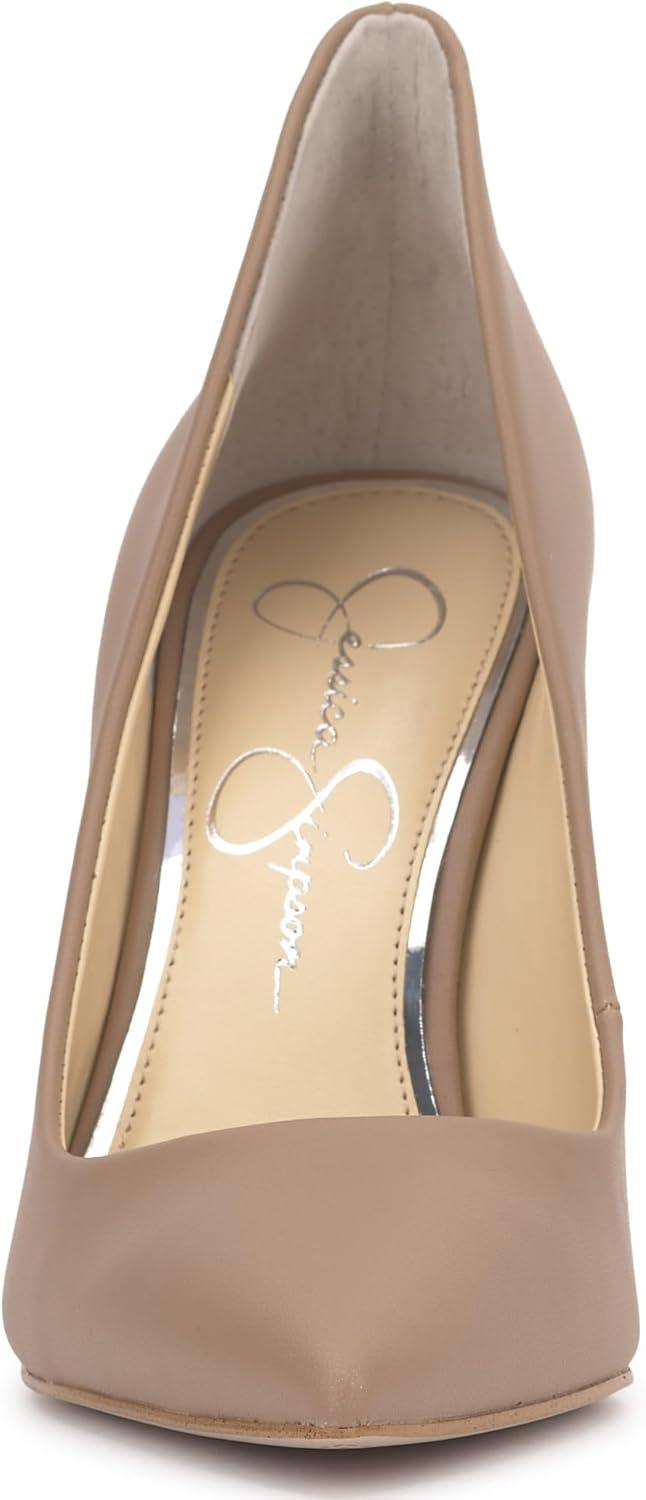 imageJessica Simpson Womens Cambredge Dress PumpChai Latte Smooth