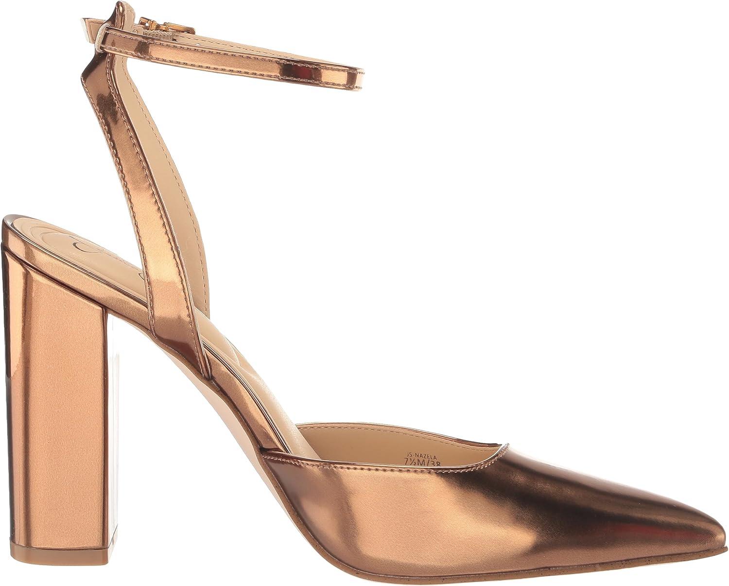imageJessica Simpson Womens Nazela Pointed Toe PumpsBronze