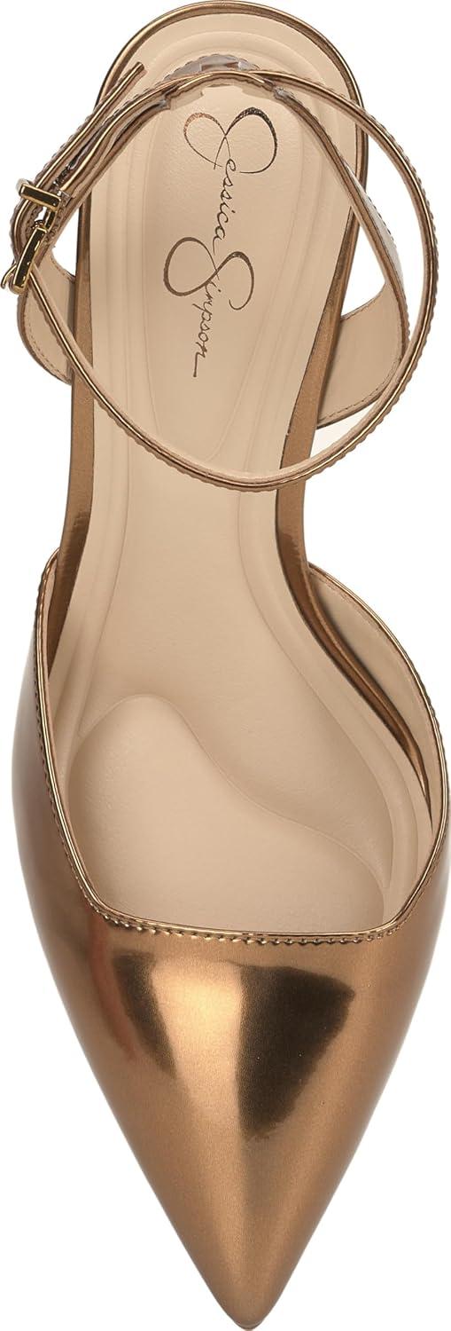 imageJessica Simpson Womens Nazela Pointed Toe PumpsBronze