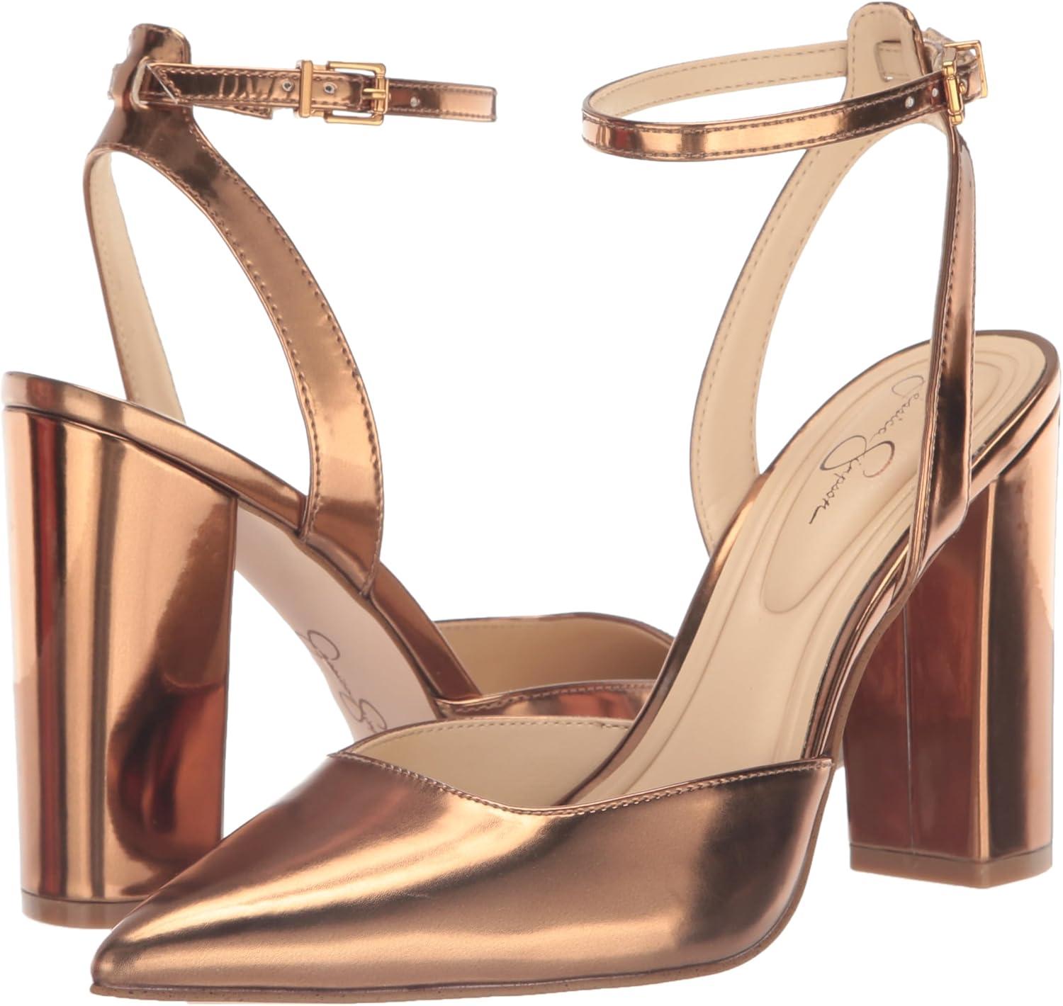 imageJessica Simpson Womens Nazela Pointed Toe PumpsBronze