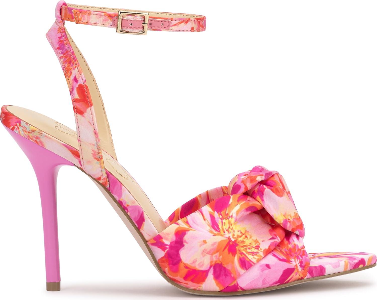 imageJessica Simpson womens NevenyPinkOrange Painterly Floral Satin