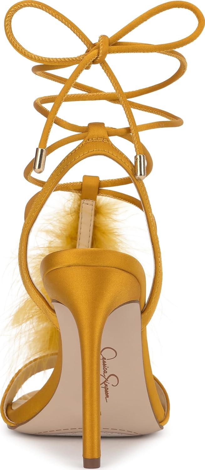 imageJessica Simpson womens JenzinAmber Gold Satin