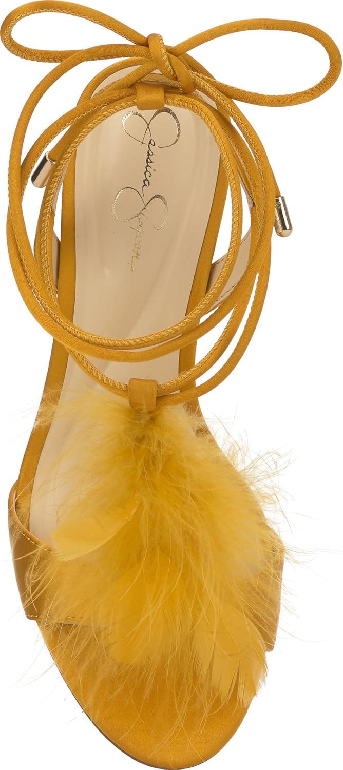imageJessica Simpson womens JenzinAmber Gold Satin
