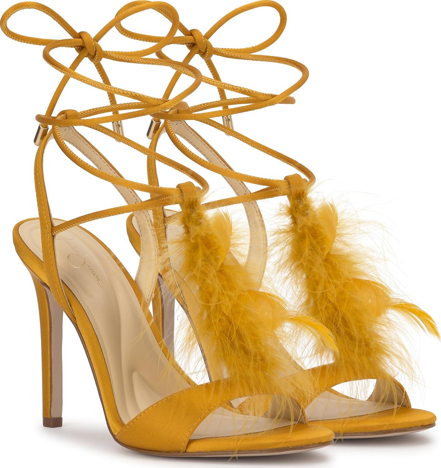 imageJessica Simpson womens JenzinAmber Gold Satin