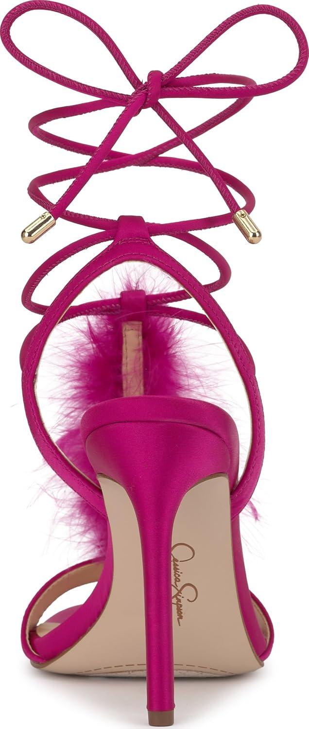 imageJessica Simpson womens JenzinDark Fuschia Satin