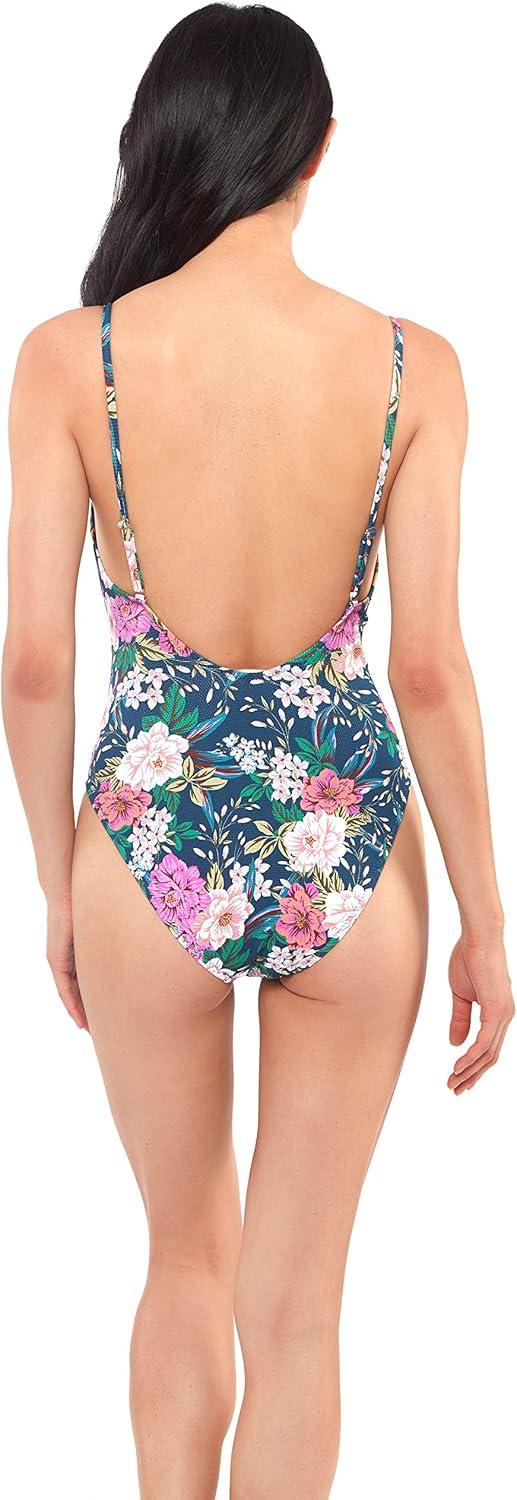 Jessica Rabbit Bathing Suit Jessica Simpson Womens Straight Neck One Piece Swimsuit Bathing Suit ...