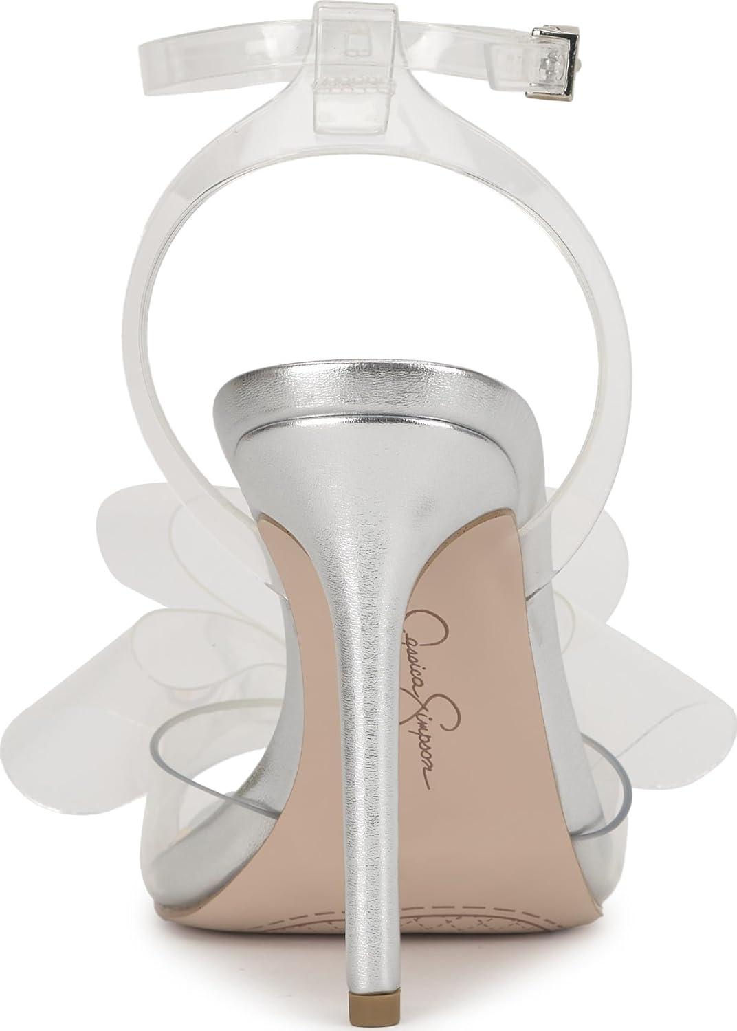 imageJessica Simpson Womens OlivineClearSilver Tpu