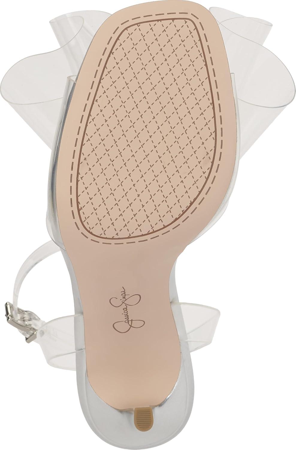imageJessica Simpson Womens OlivineClearSilver Tpu
