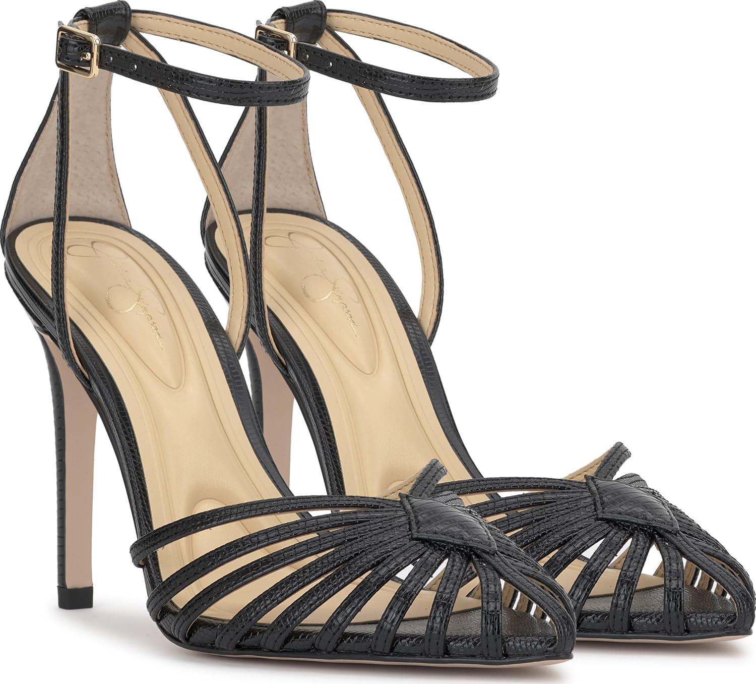imageJessica Simpson Womens PaveriBlack Mini Lizard