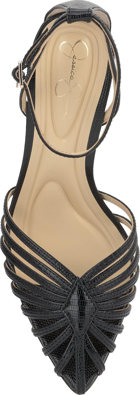 imageJessica Simpson Womens PaveriBlack Mini Lizard