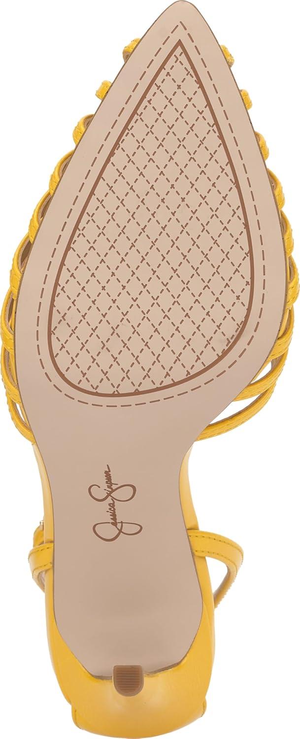 imageJessica Simpson Womens PaveriGolden Lemon Crinkle Patent