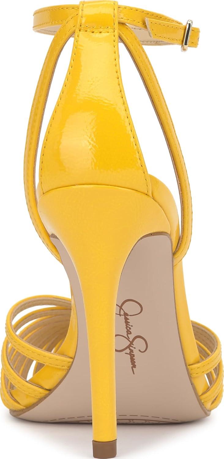 imageJessica Simpson Womens PaveriGolden Lemon Crinkle Patent