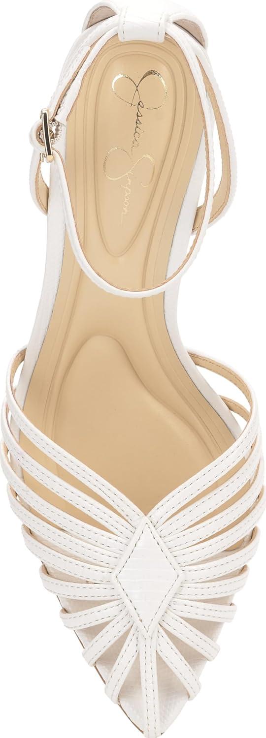 imageJessica Simpson Womens PaveriWhite Mini Lizard