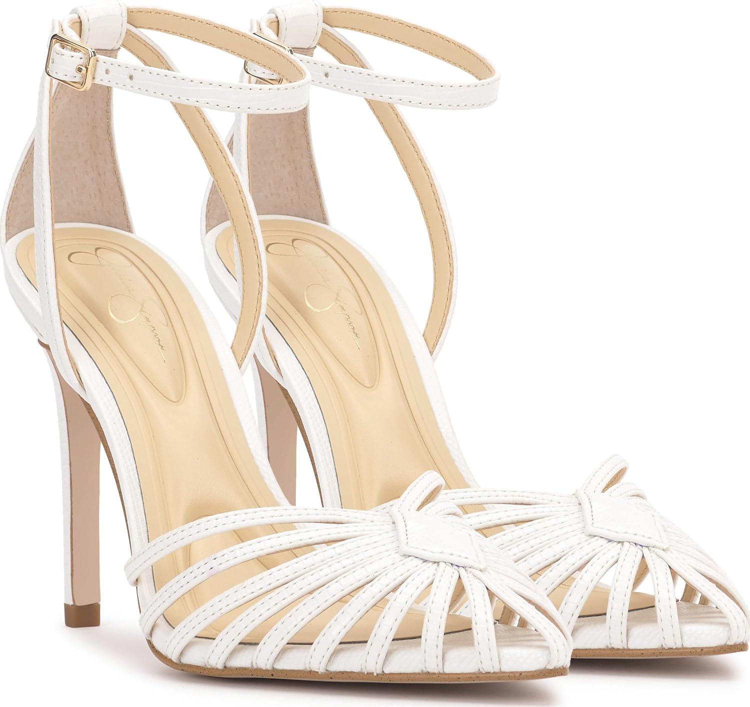 imageJessica Simpson Womens PaveriWhite Mini Lizard