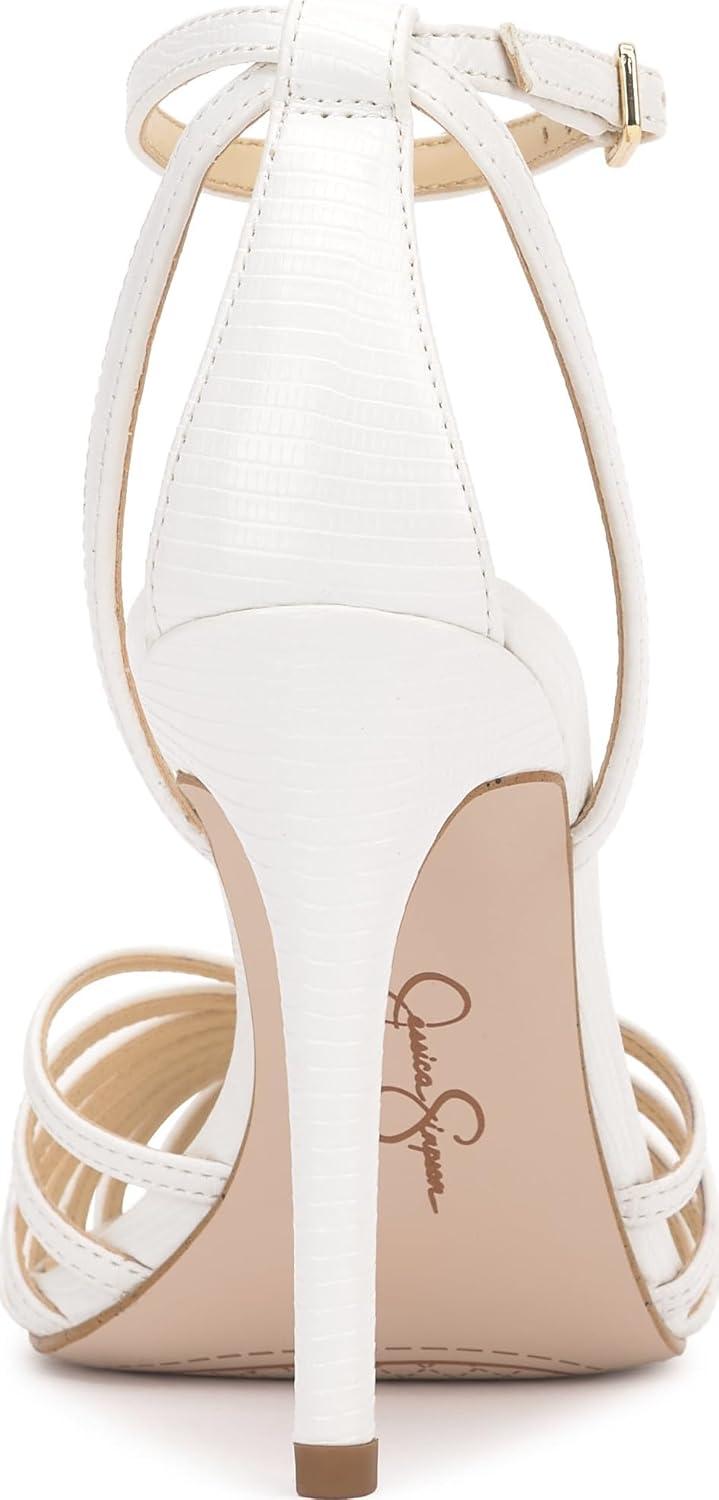imageJessica Simpson Womens PaveriWhite Mini Lizard