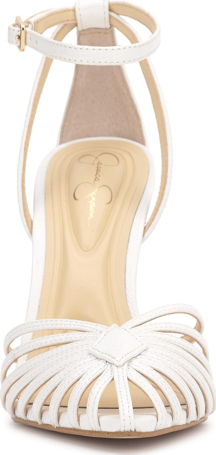 imageJessica Simpson Womens PaveriWhite Mini Lizard