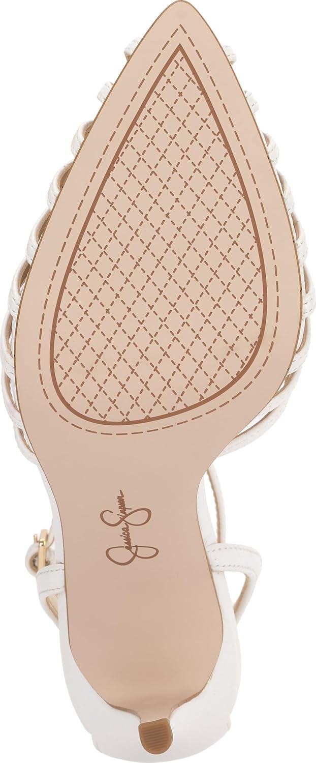 imageJessica Simpson Womens PaveriWhite Mini Lizard