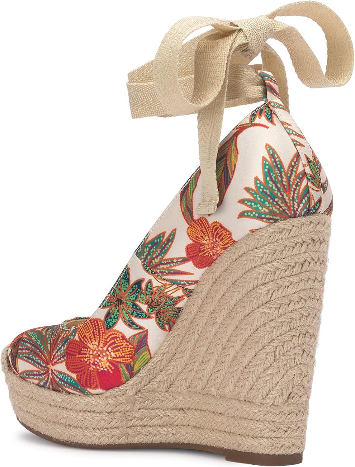imageJessica Simpson Womens Zexie Espadrille WedgeMulti