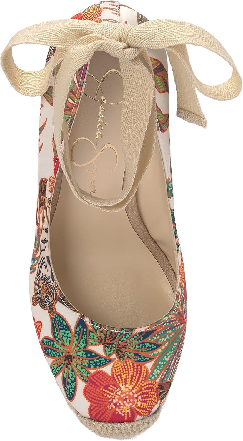 imageJessica Simpson Womens Zexie Espadrille WedgeMulti