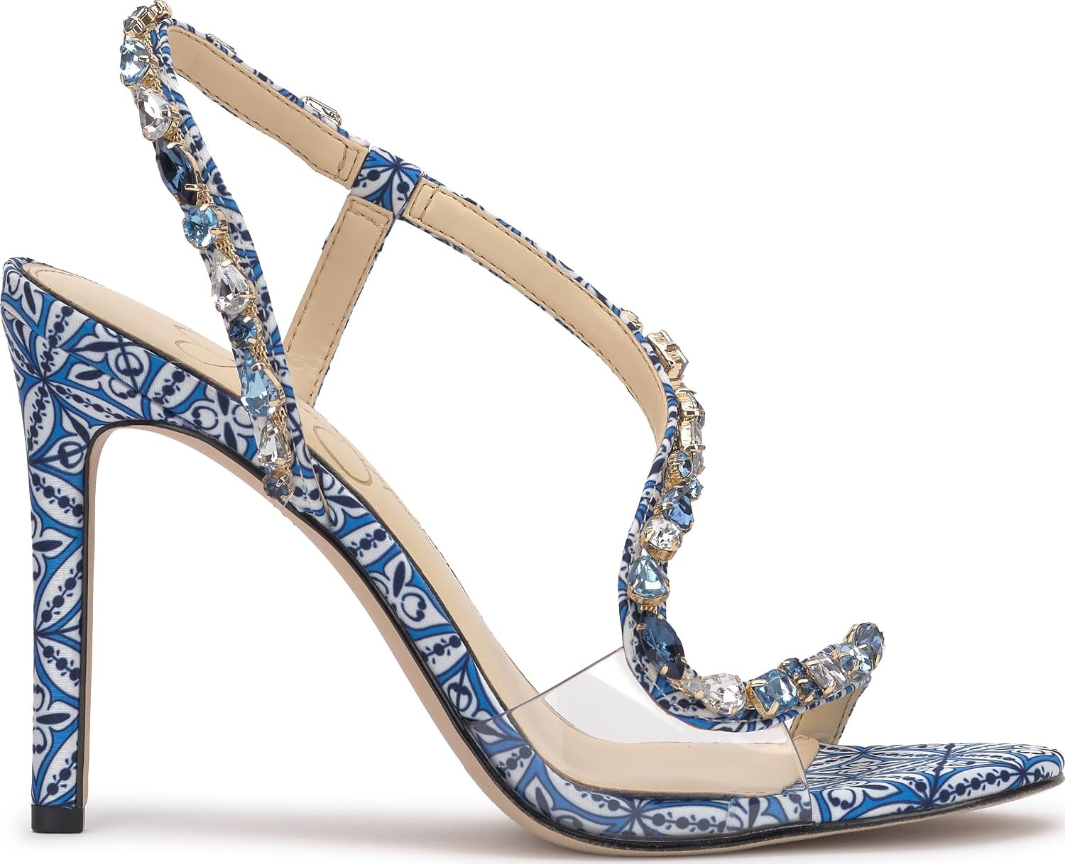 image:imageJessica Simpson Jaycin Embellished Heeled SandalsAtlantic Blue
