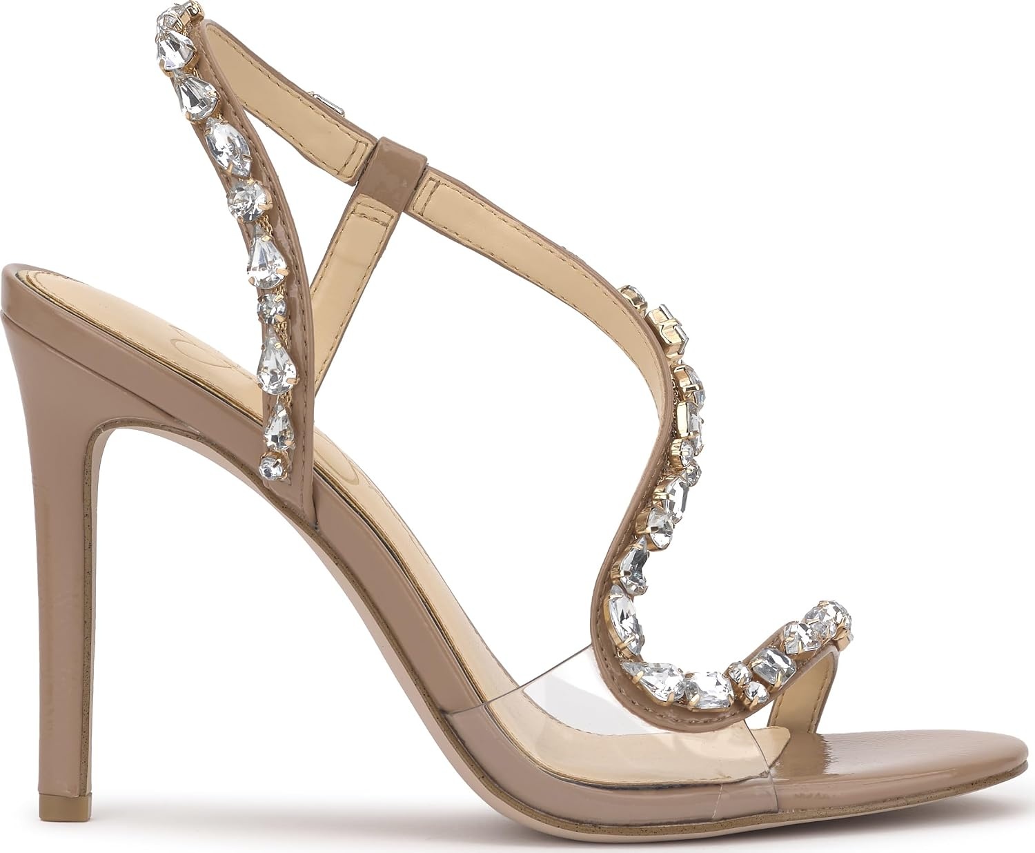 image:imageJessica Simpson Jaycin Embellished Heeled SandalsChai Latte