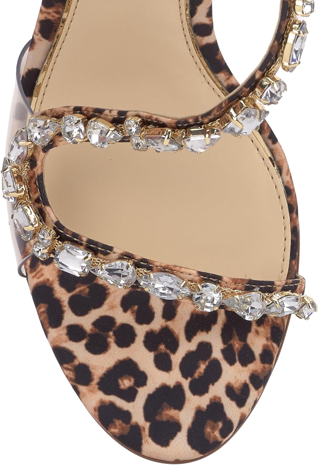 image:imageJessica Simpson Jaycin Embellished Heeled SandalsNatural