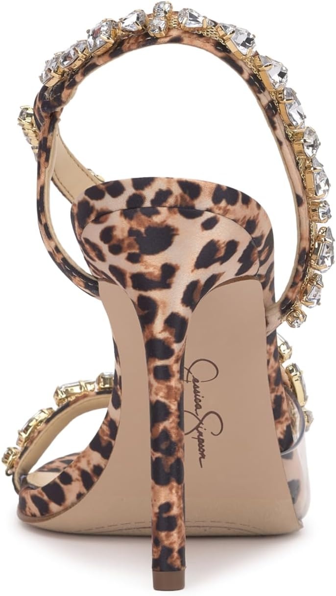 image:imageJessica Simpson Jaycin Embellished Heeled SandalsNatural