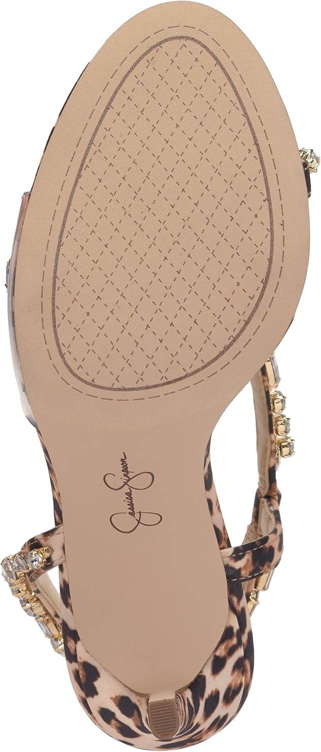 image:imageJessica Simpson Jaycin Embellished Heeled SandalsNatural