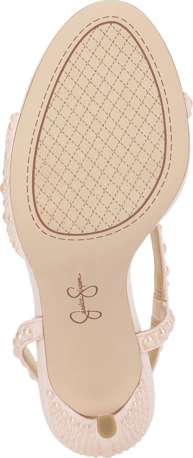 image:imageJessica Simpson Jaycin Embellished Heeled SandalsPastel Pink