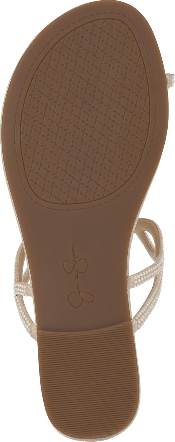 image:imageJessica Simpson Womens AloniSoft Ivory Shimmer Sand