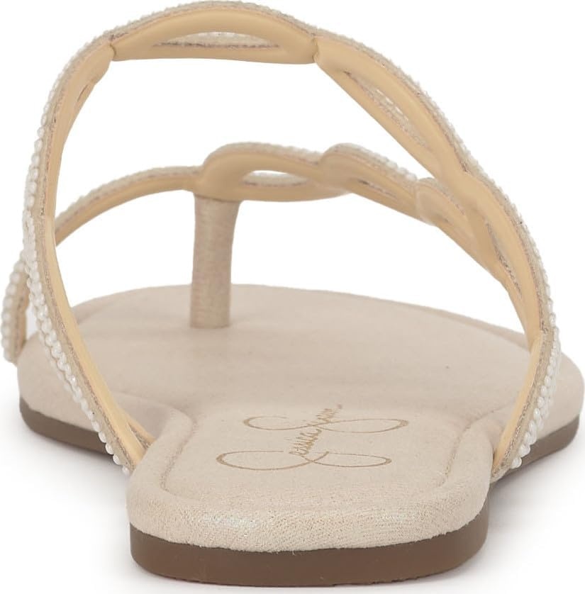 image:imageJessica Simpson Womens AloniSoft Ivory Shimmer Sand