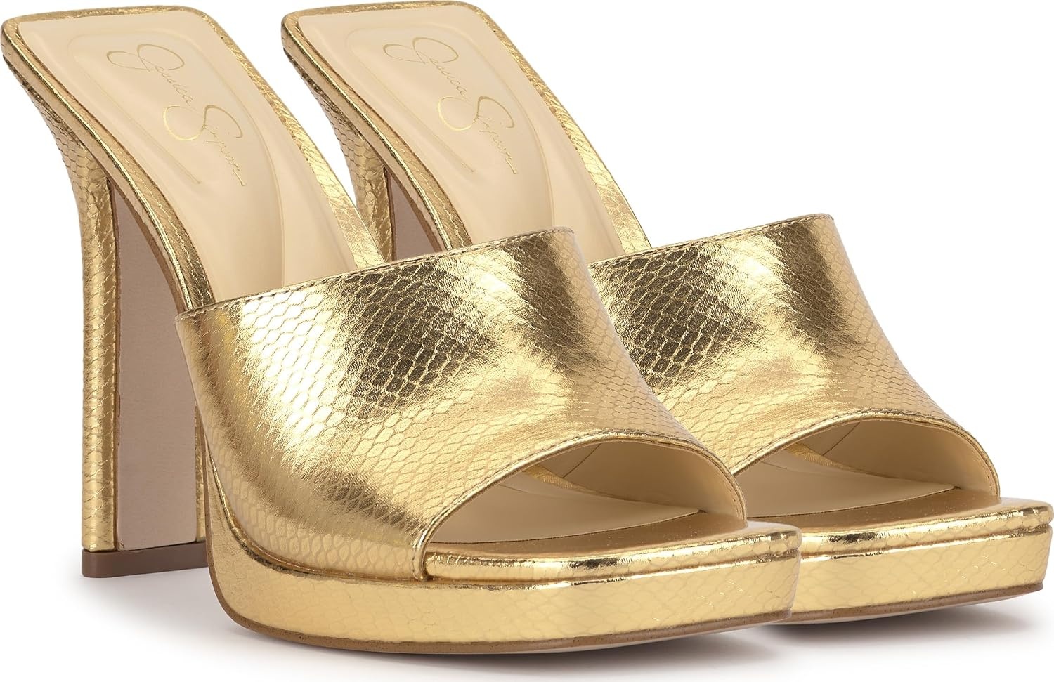 image:imageJessica Simpson Womens Azelica High Heel SandalGold