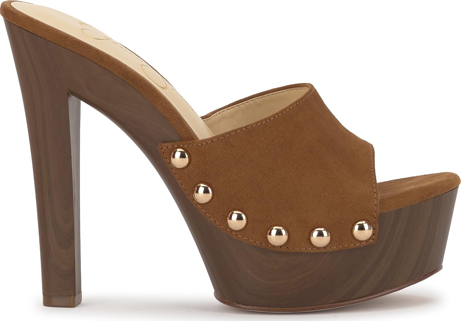 image:imageJessica Simpson Womens Cynlia Studded Platform SandalTuscan Tan Supreme Microsuede
