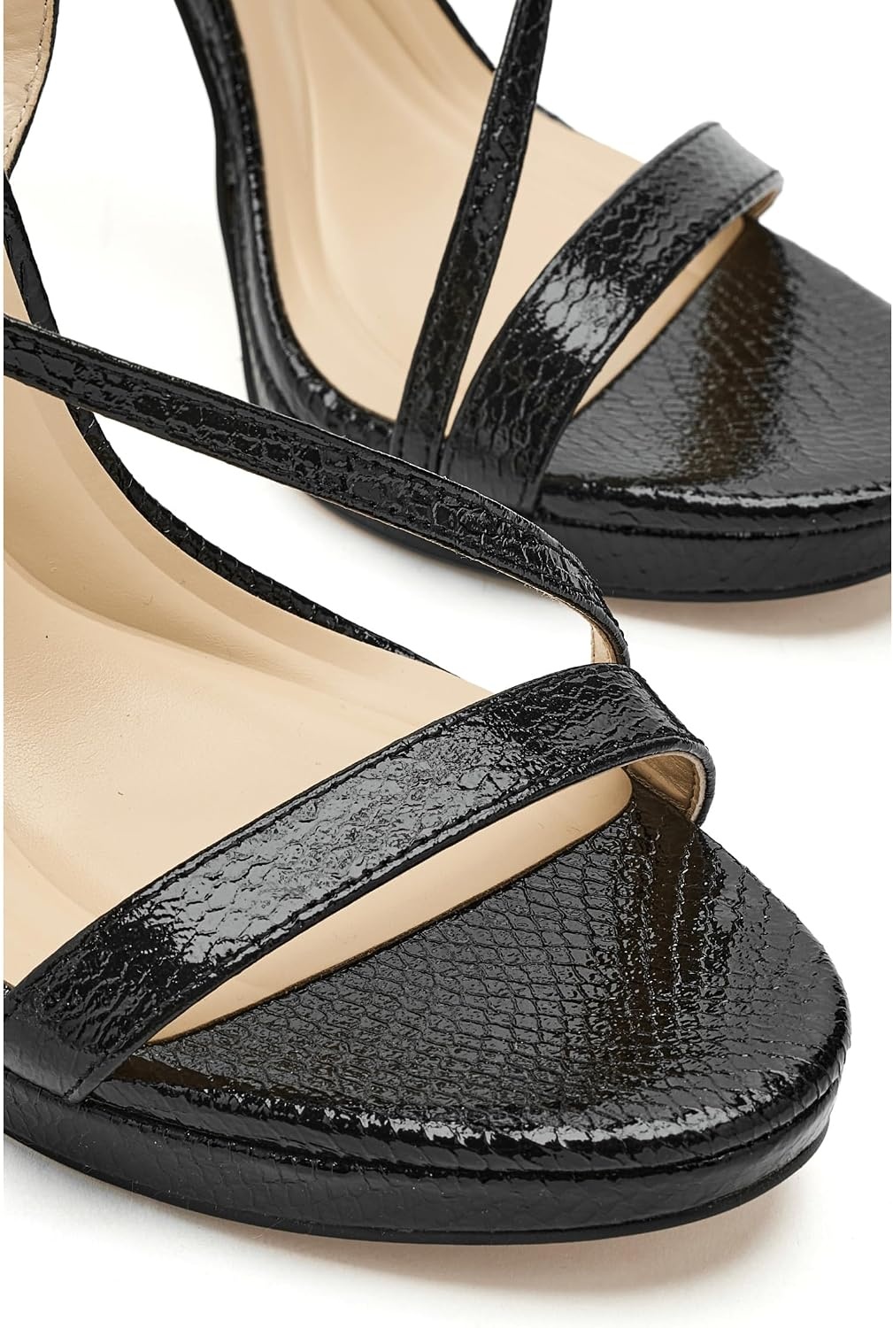 image:imageJessica Simpson Womens Dixia Ankle Strap Heeled SandalsBlack