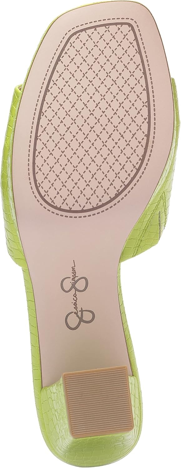 image:imageJessica Simpson Womens Elyzza Mule Platform SandalLime Sydney Croco