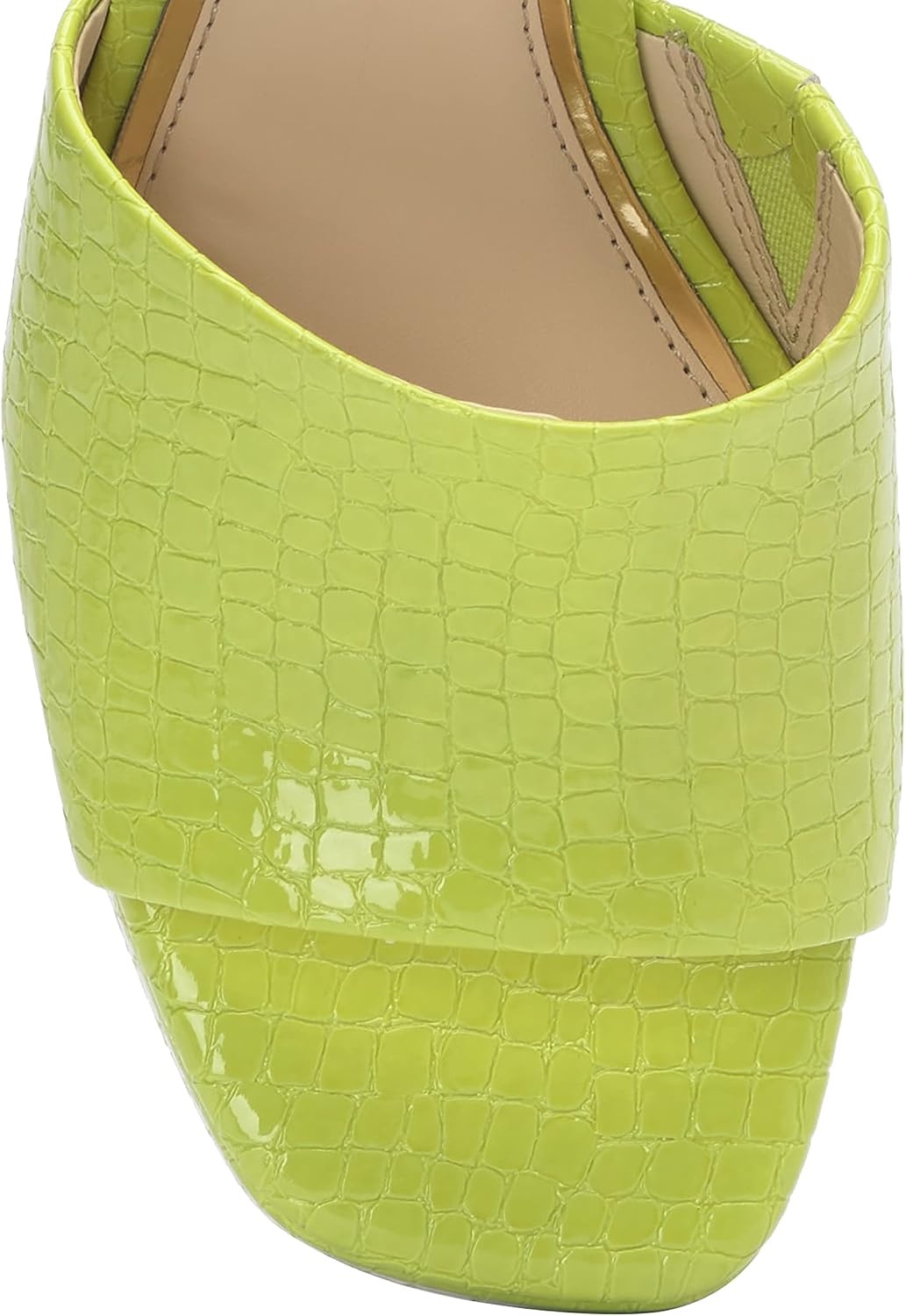 image:imageJessica Simpson Womens Elyzza Mule Platform SandalLime Sydney Croco