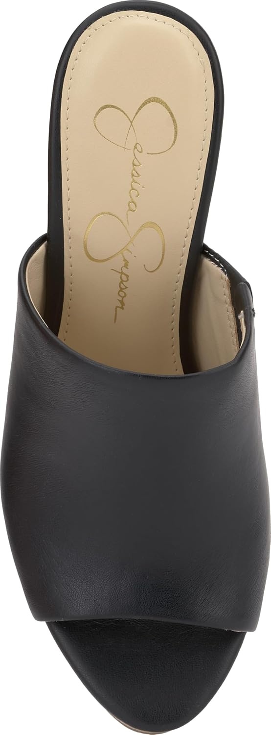 image:imageJessica Simpson Womens Shelbie Block Heel Platform MuleBlack 1