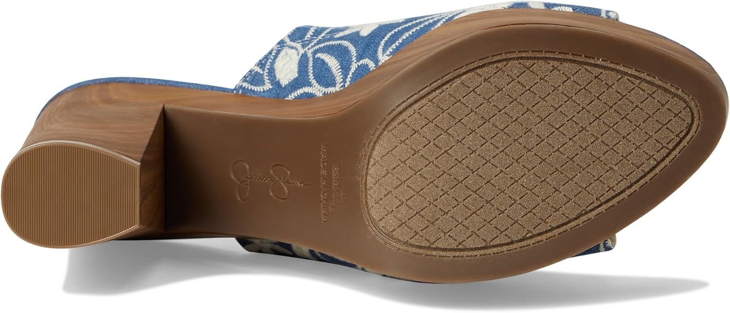 image:imageJessica Simpson Womens Shelbie Block Heel Platform MuleMedium Blue