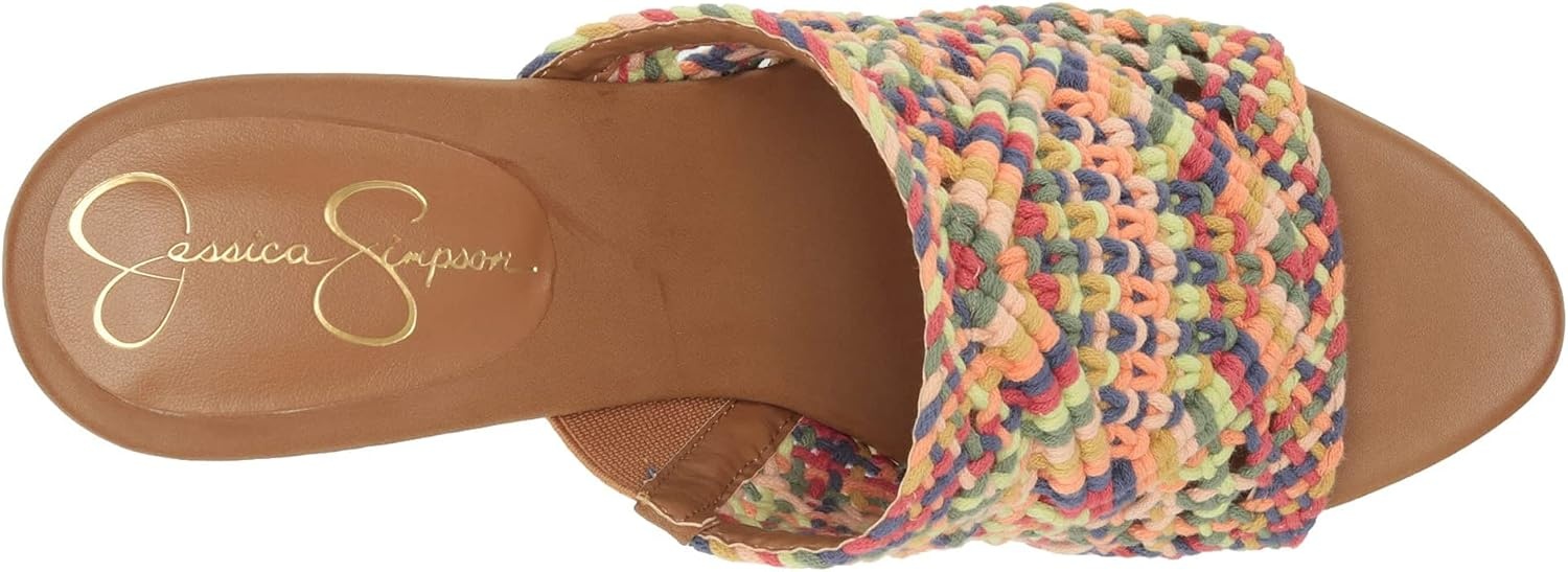image:imageJessica Simpson Womens Shelbie Block Heel Platform MuleMulti