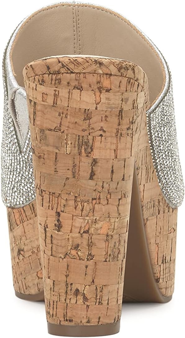 image:imageJessica Simpson Womens Shelbie Block Heel Platform MuleSilver