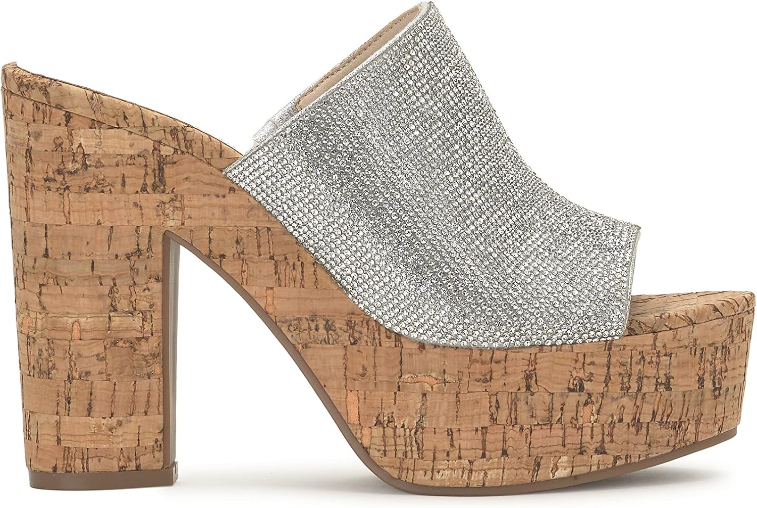 image:imageJessica Simpson Womens Shelbie Block Heel Platform MuleSilver
