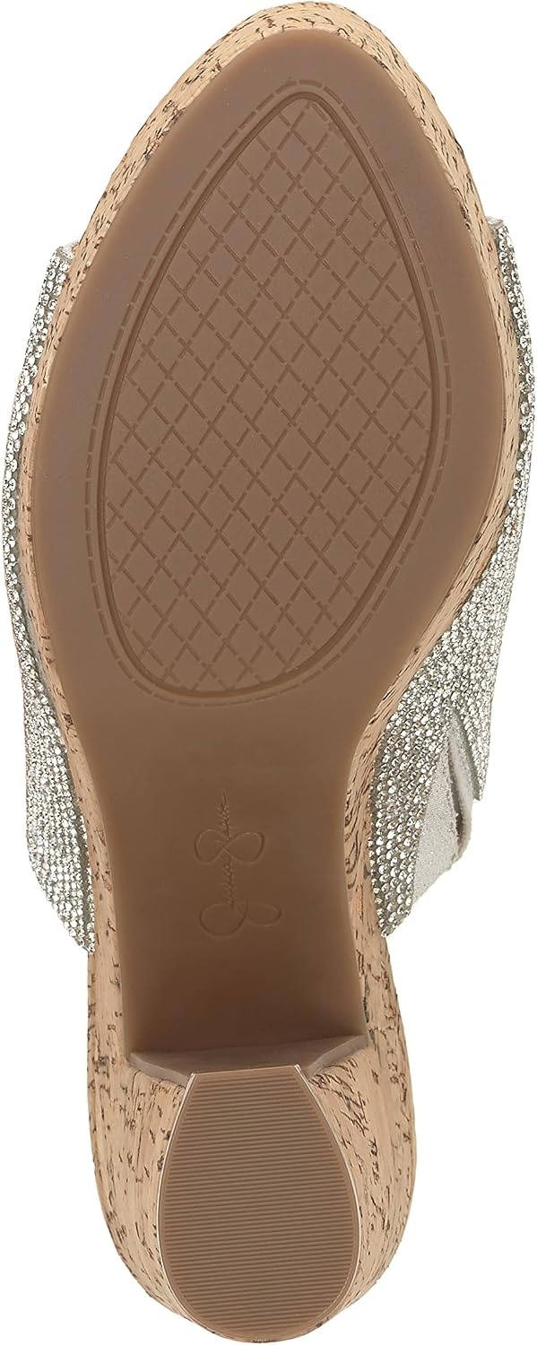 image:imageJessica Simpson Womens Shelbie Block Heel Platform MuleSilver