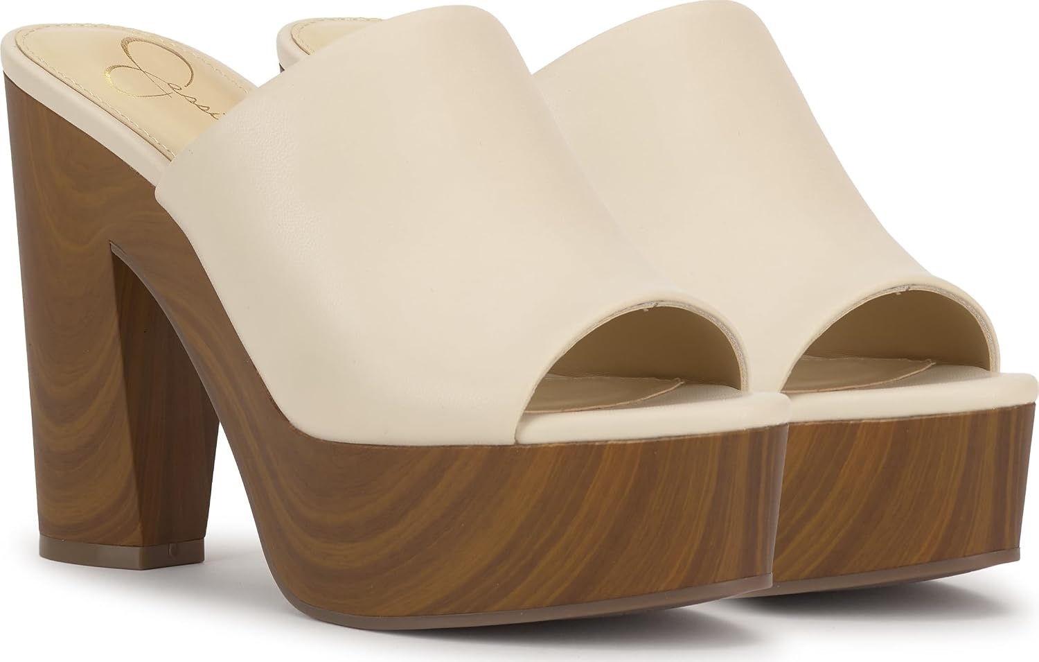 image:imageJessica Simpson Womens Shelbie Block Heel Platform MuleSoft Ivory