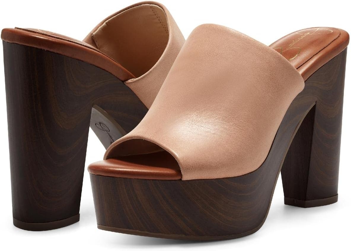 image:imageJessica Simpson Womens Shelbie Block Heel Platform MuleTotally Natural