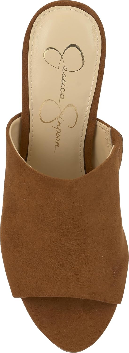 image:imageJessica Simpson Womens Shelbie Block Heel Platform MuleTuscan Tan
