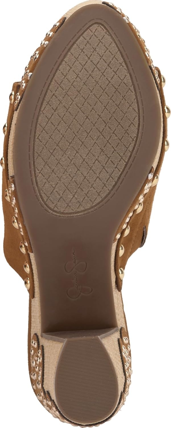image:imageJessica Simpson Womens Shelbie Block Heel Platform MuleTuscan Tan Supreme Microsuede