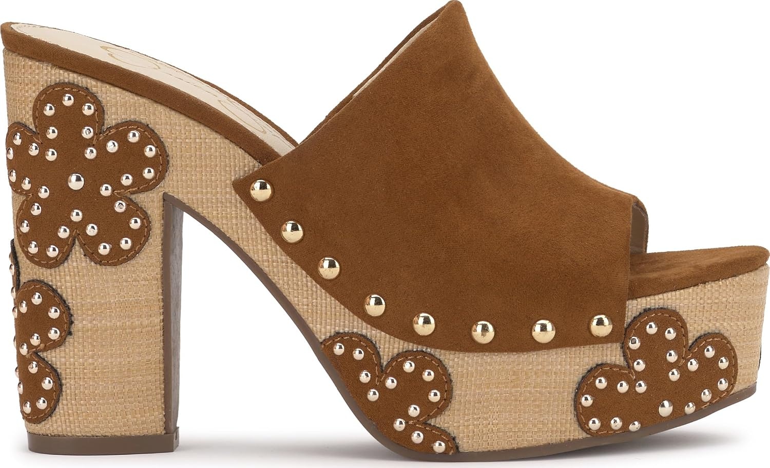 image:imageJessica Simpson Womens Shelbie Block Heel Platform MuleTuscan Tan Supreme Microsuede