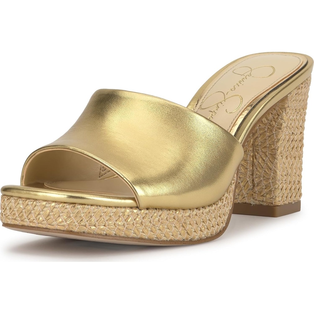 image:imageJessica Simpson Womens Elyzza Mule Platform SandalGold